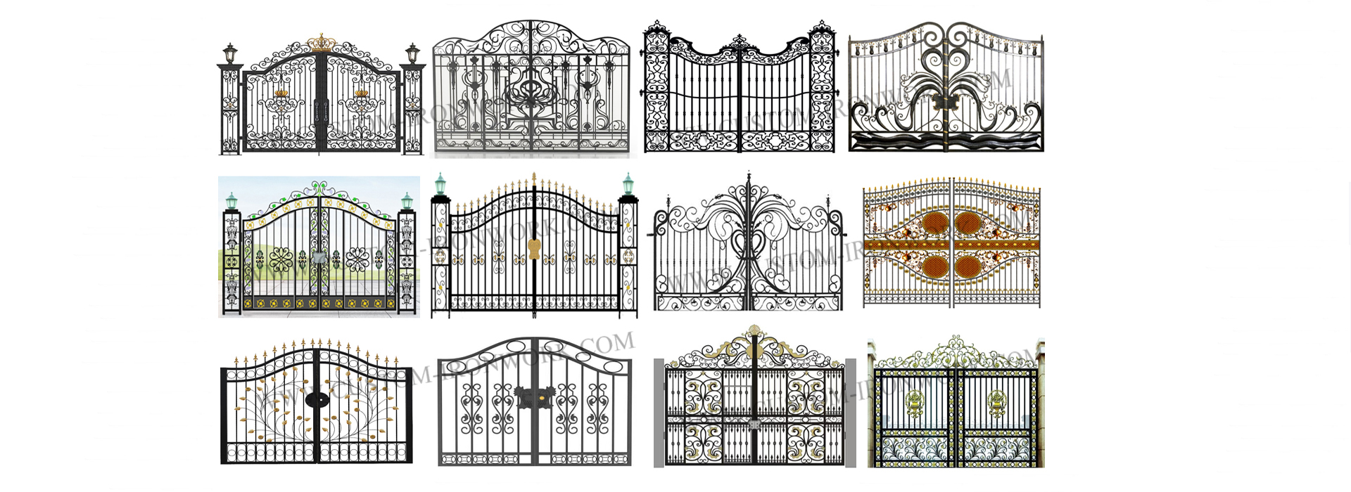 custom hand forged iron gate