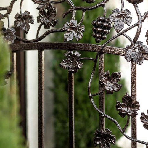 Backyard small steel gate