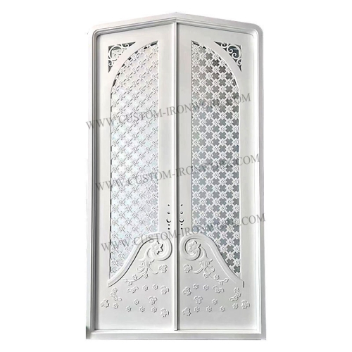 Special design iron door sealed tempered glass