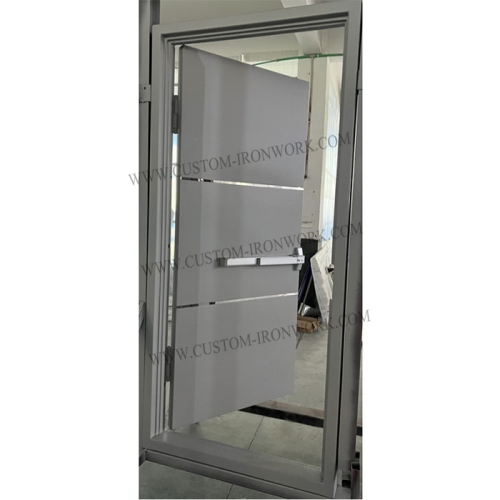 Custom simple design metal security door
