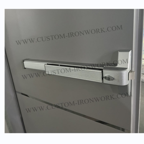 Custom simple design metal security door