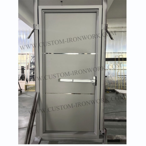 Custom simple design metal security door