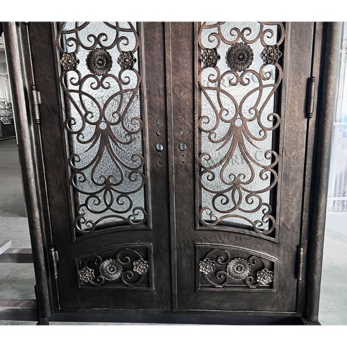 Vintage wrought iron door custom design