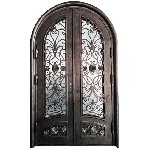 Vintage wrought iron door custom design