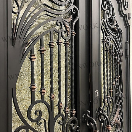 Awesome metal door totally handmade metalwork