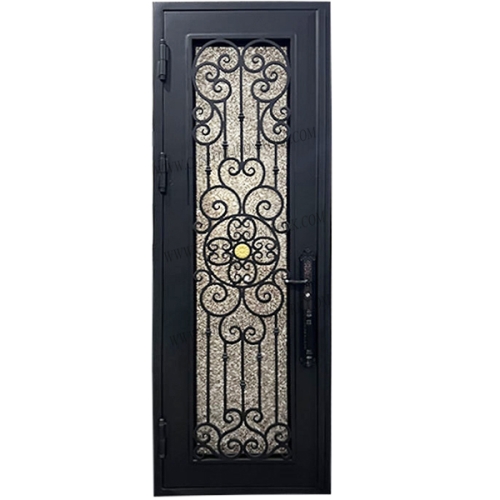 Long time usage custom design iron single door