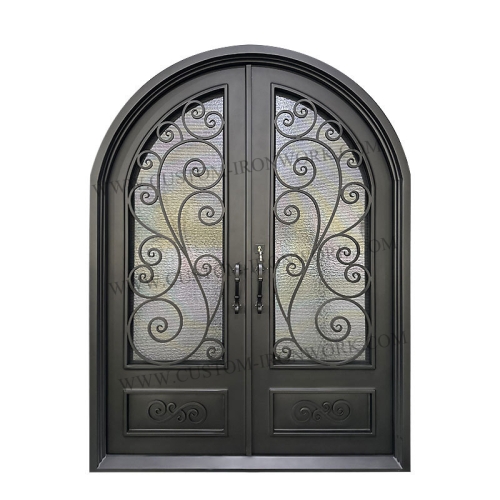 Superior quality custom wrought iron villa front door