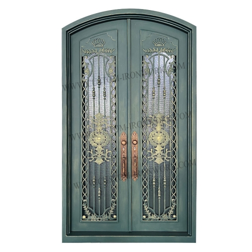 Luxurious design wrought iron custom villa front door