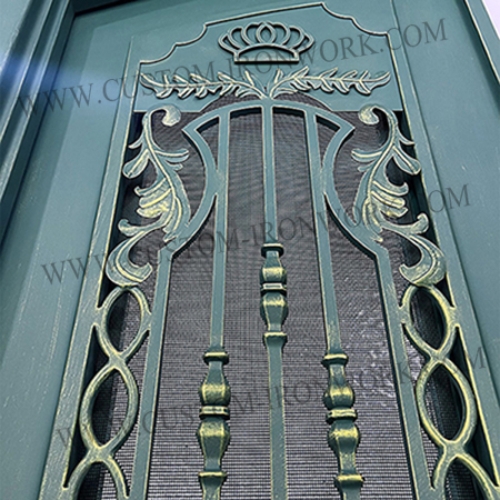 Luxurious design wrought iron custom villa front door