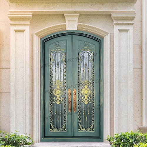 Luxurious design wrought iron custom villa front door