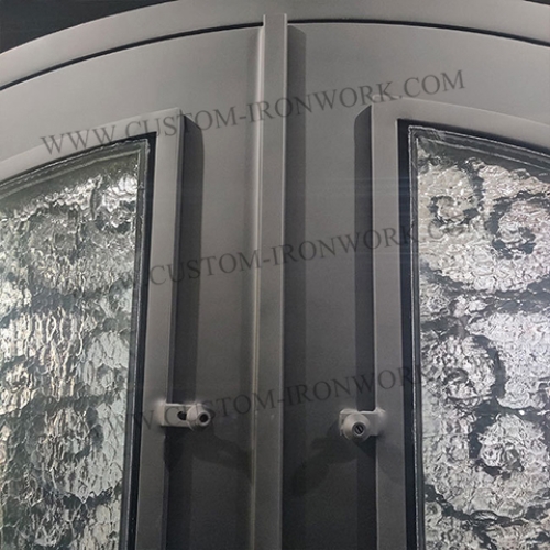 Rust proof wrought iron door custom design