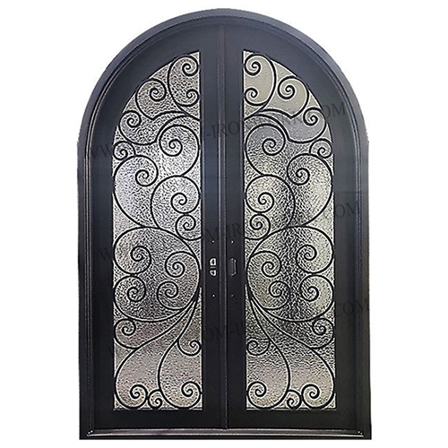 Old fashion style custom wrought iron door