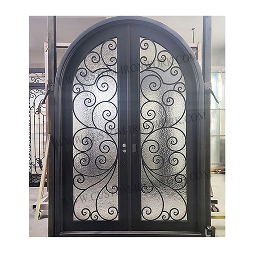 Old fashion style custom wrought iron door