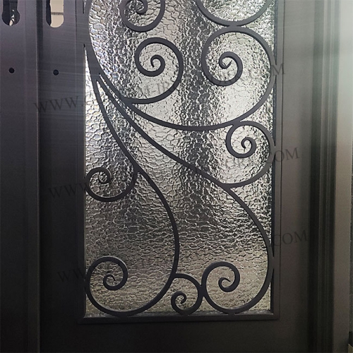 Old fashion style custom wrought iron door