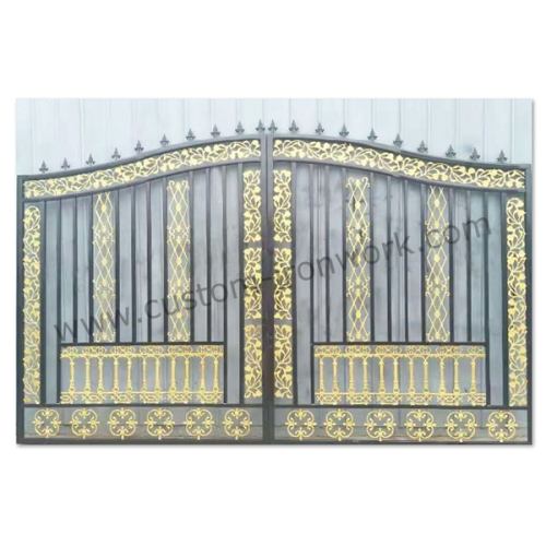 Rustproof wrought iron gate custom design