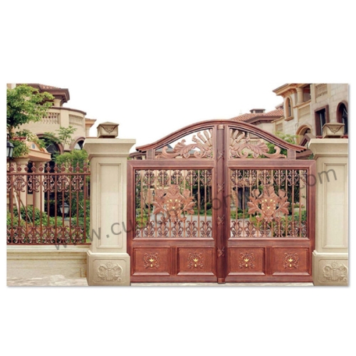 Superior quality custom wrought iron villa gate