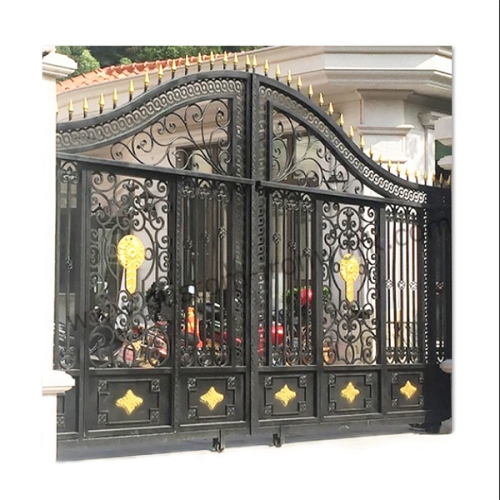 Diversified forging iron door customized design