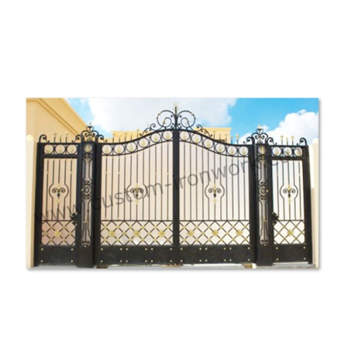 All kinds of custom design wrought iron sealed gates