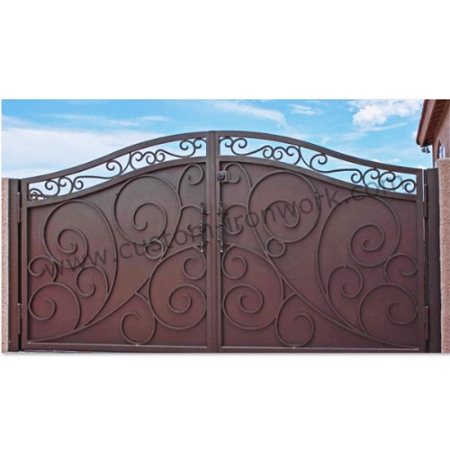 All kinds of custom design wrought iron sealed gates