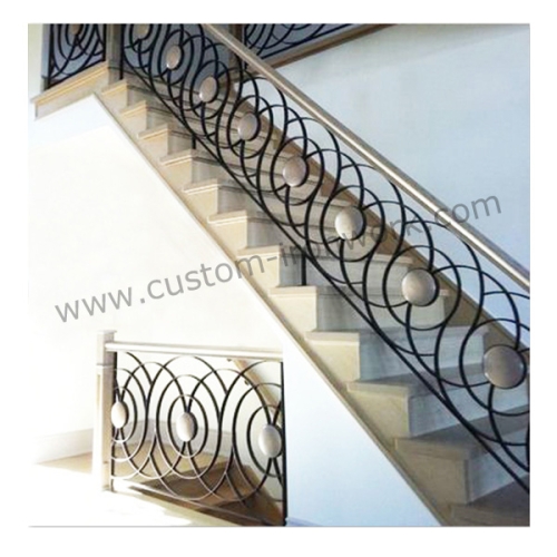 Awesome metal handrail totally handmade metalwork