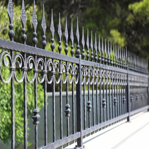 Antique design handmade wrought iron fence