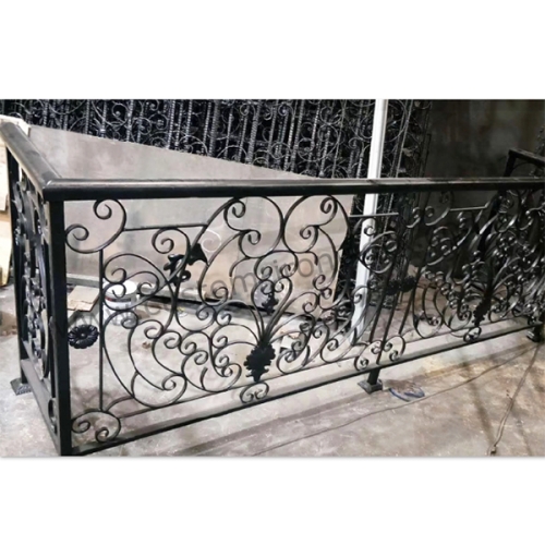 House indoor custom wrought iron balustrade decoration and security