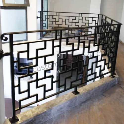 Chinese style solid metal durable interior custom balustrade