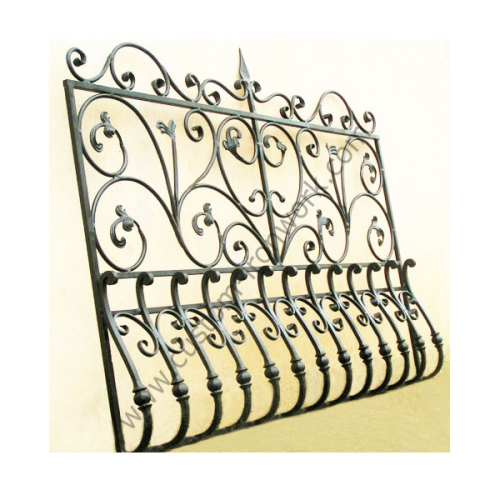 Awesome iron window grill totally handmade metalwork