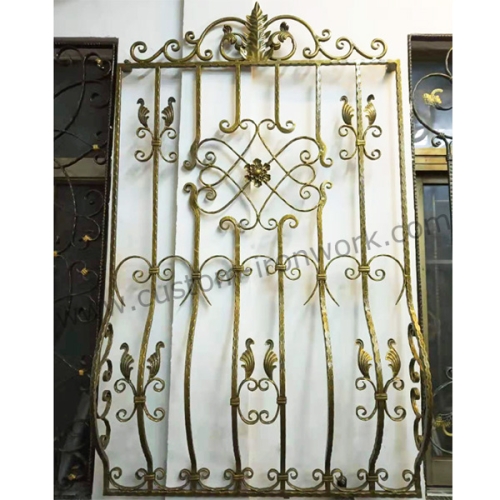Classic style handmade wrought iron decorative window grille