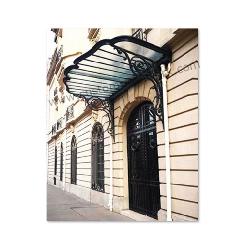 European style wrought iron decoration custom entry awning