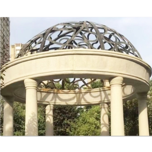 Laser cutting simple style galvanized steel custom decorative cupola