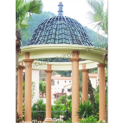 Simple design strong steel construction decorative cupola