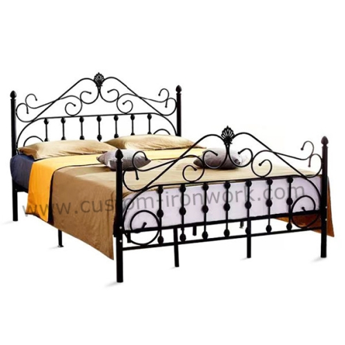 Antirust steel strong construction custom bed frame