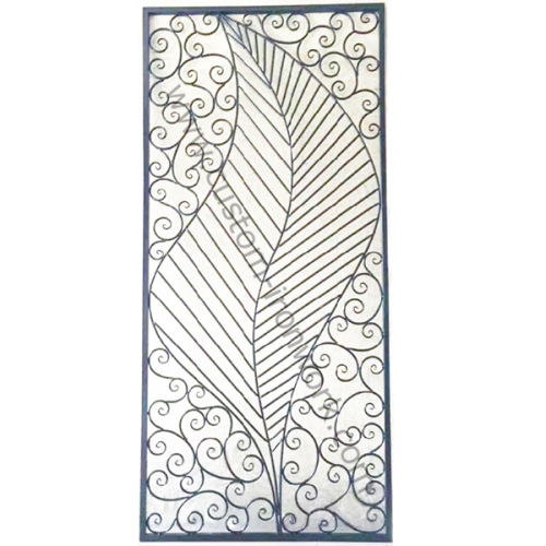 Custom design hand welded metal decorative screen