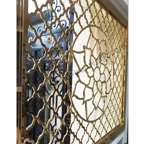 Chinese style rustproof metal custom indoor screen