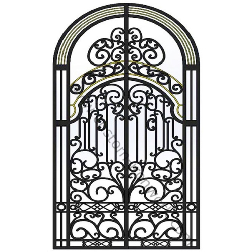 Wrought iron decorative screen custom classical style