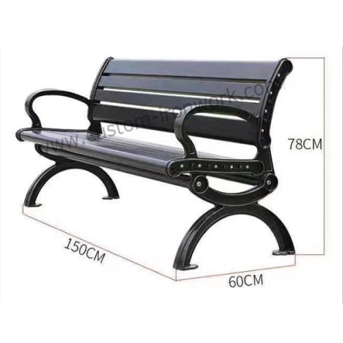 Good quality cast iron bench custom design